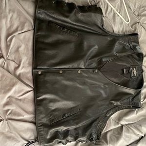 Harley Davidson leather vest